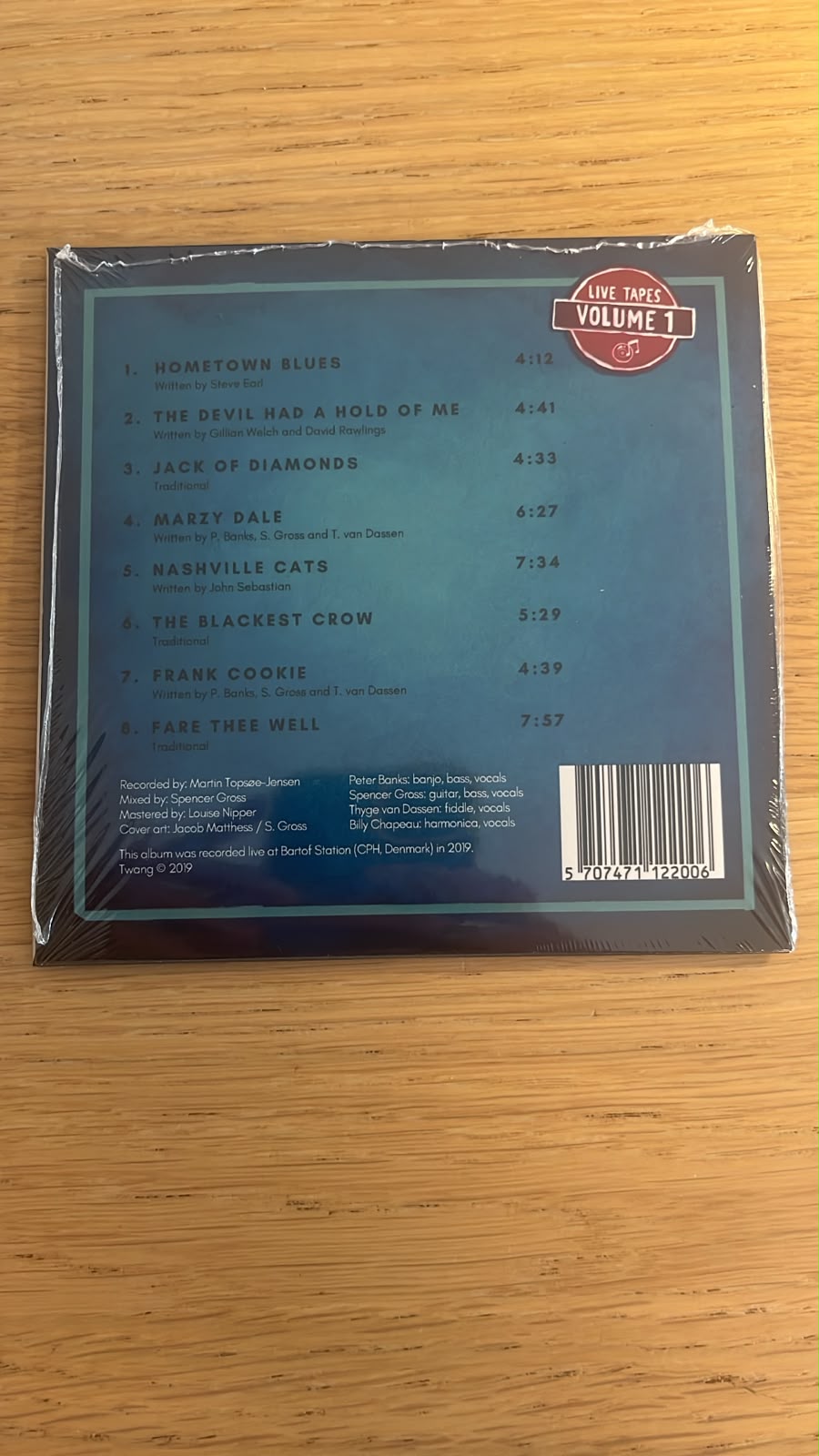 CD. - Live Tapes Vol 1